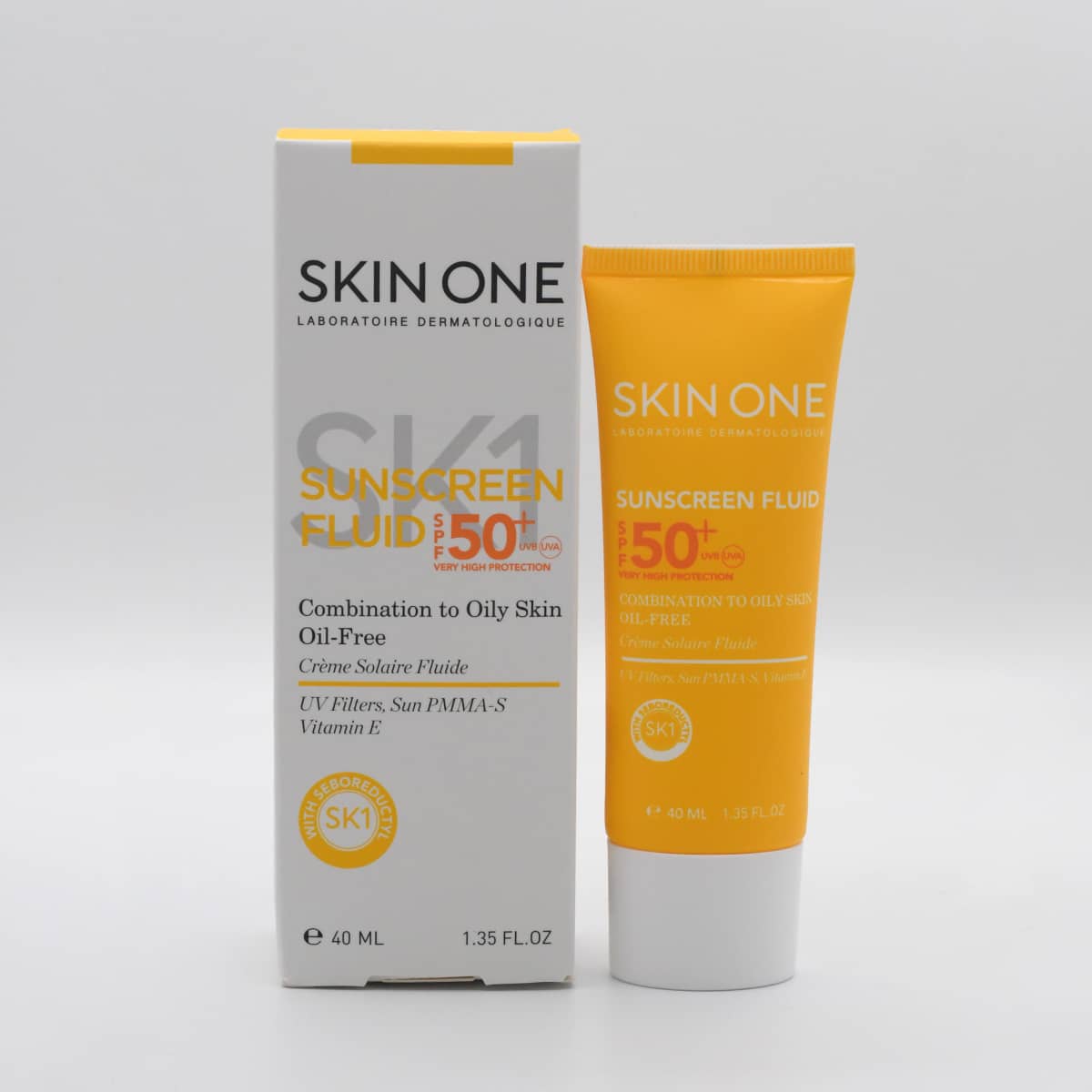 ضد آفتاب SPF50 بی رنگ فاقد چربی اسکین وان